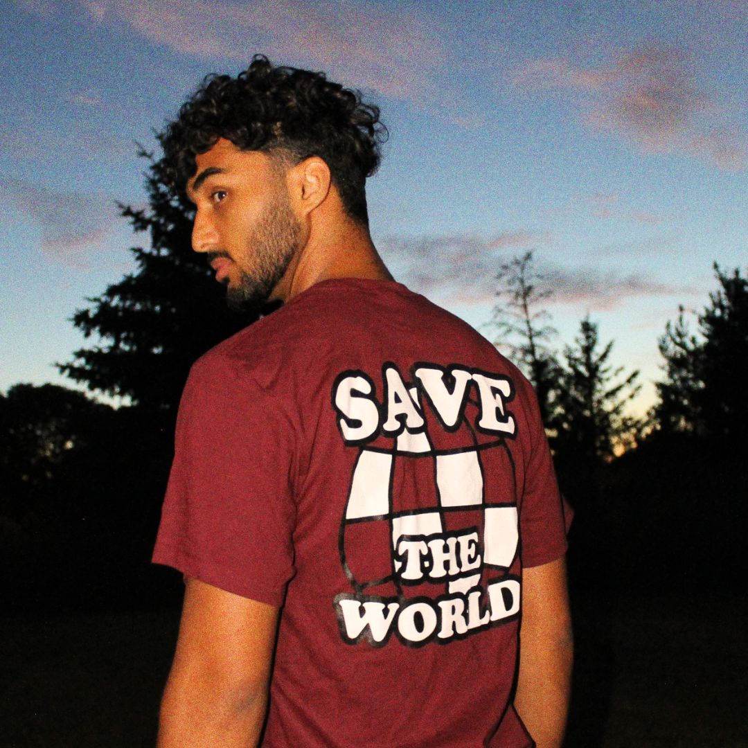 Save the World Tee by Coin