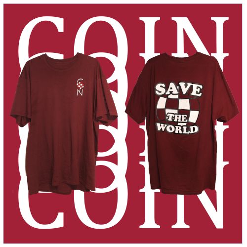 Save the World Tee by Coin