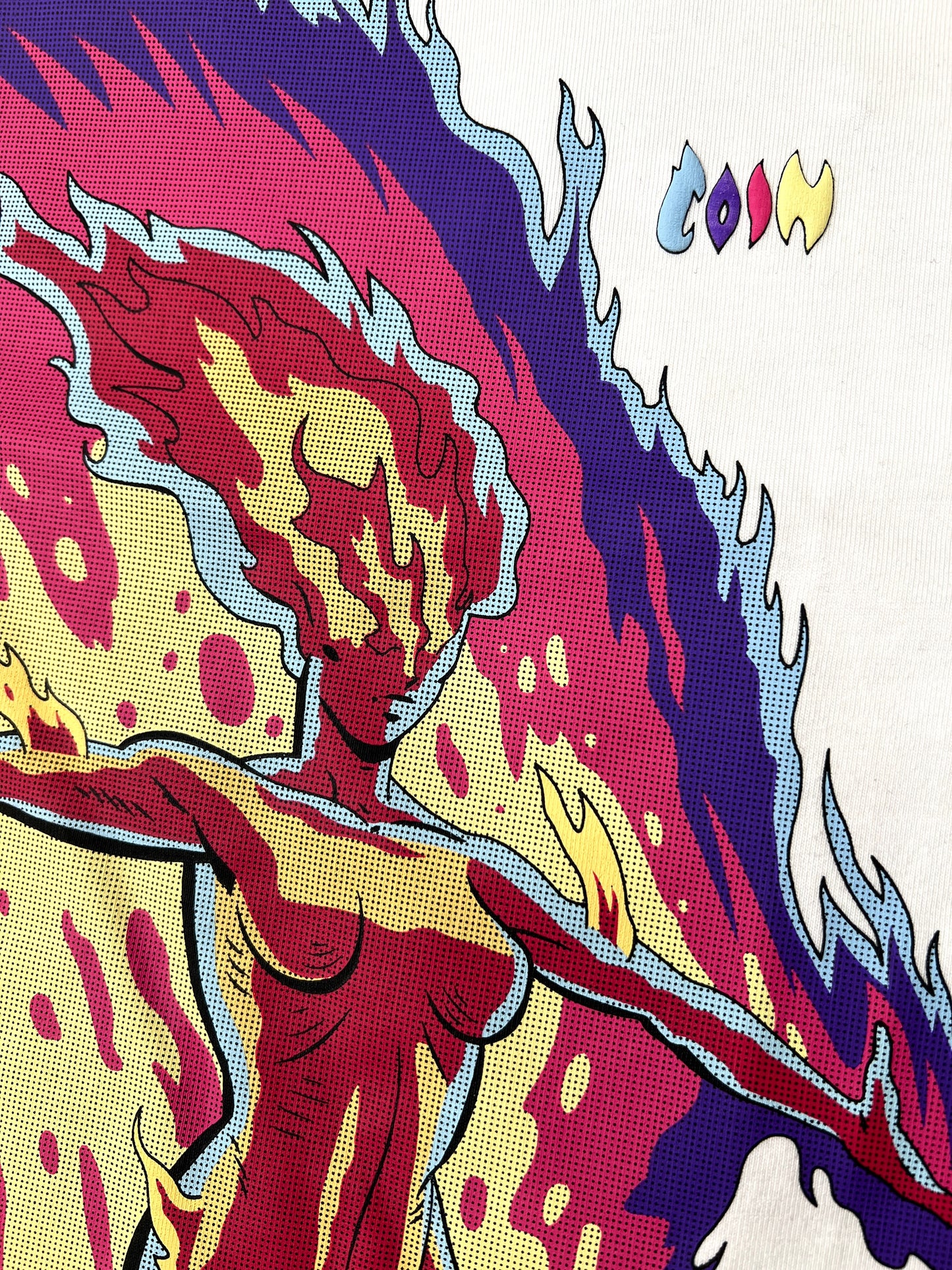 World on Fire Tee by Coin