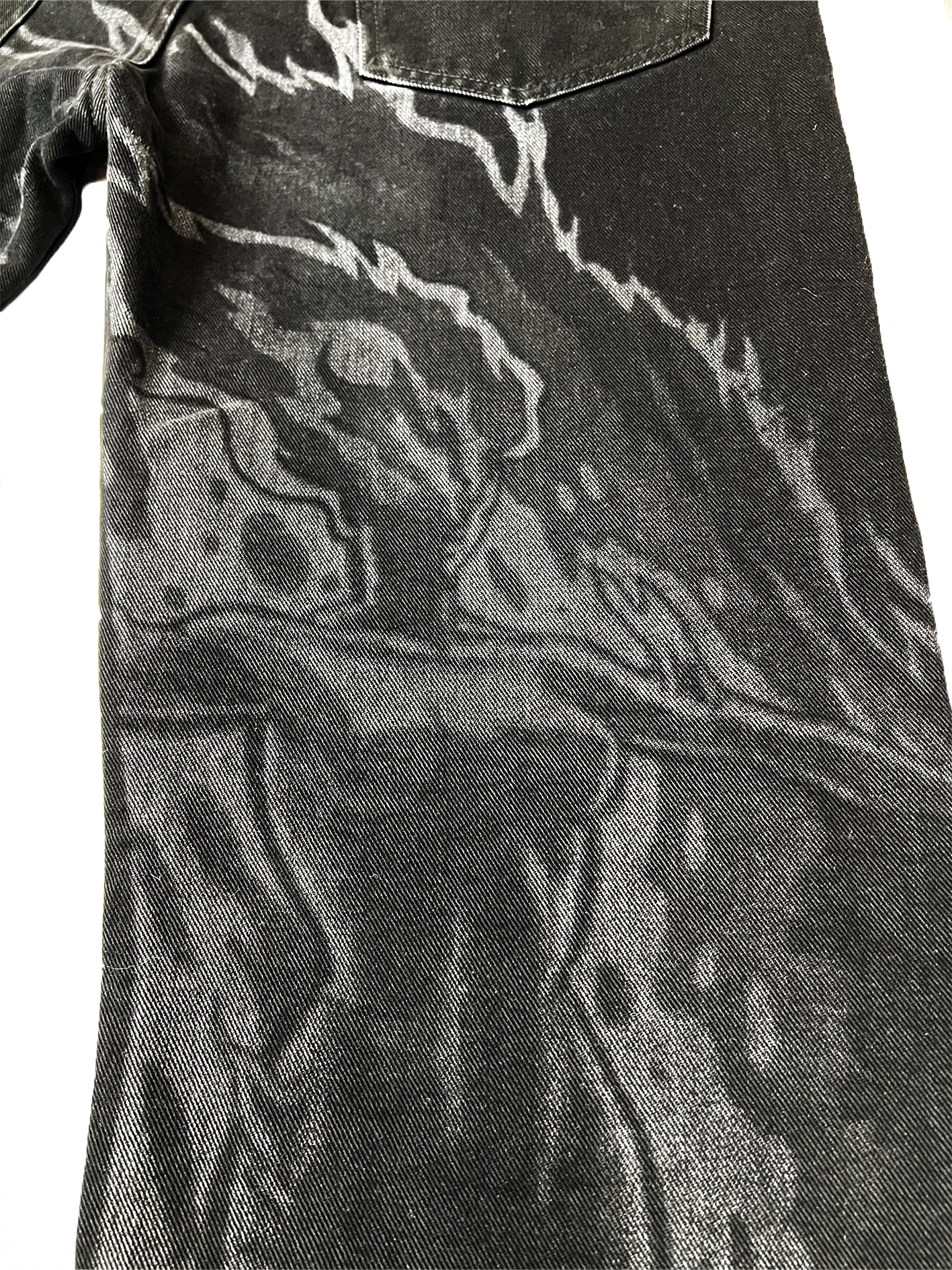 Liar Liar Pants on Fire Denim Jeans by Coin