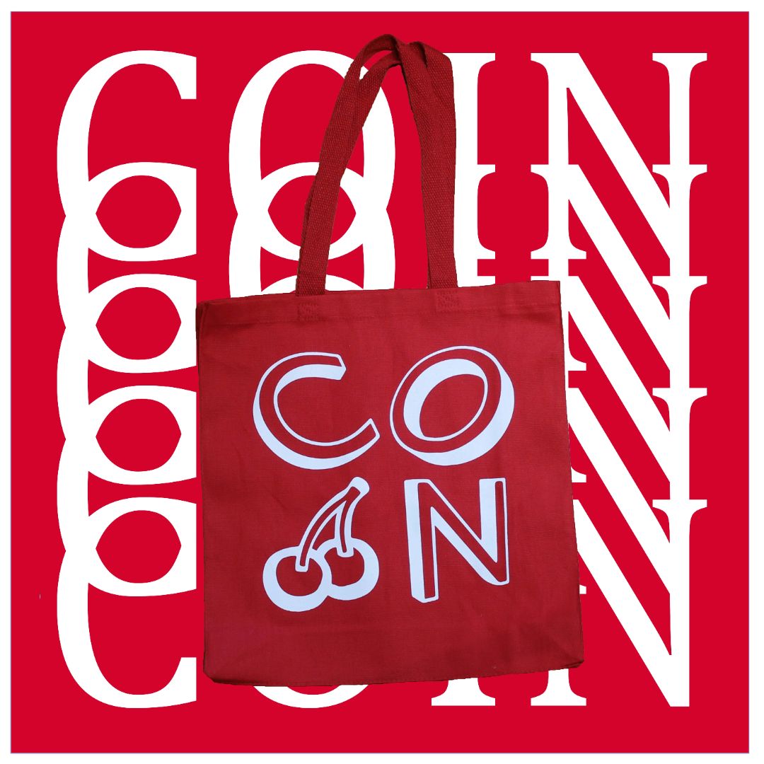 Cherry Bomb Tote Bag by Coin