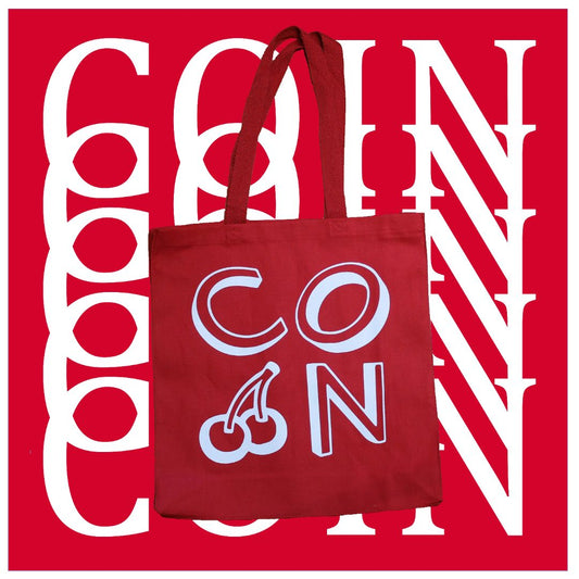 Cherry Bomb Tote Bag by Coin