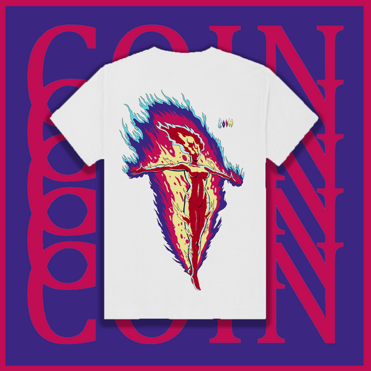 World on Fire Tee by Coin